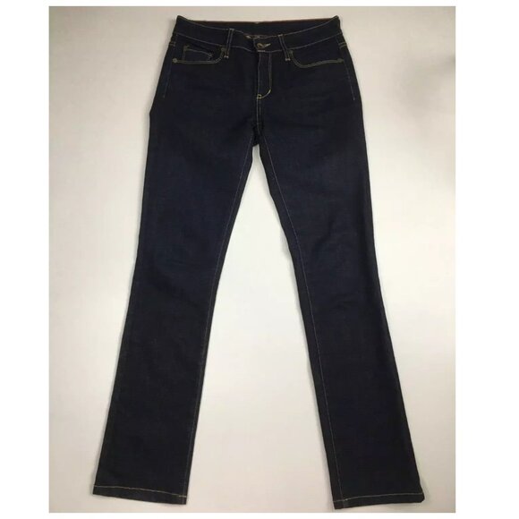 RALEIGH Hand Crafted North Carolina US Dark Wash Straight Leg 5 Pocket Jeans - Picture 1 of 16